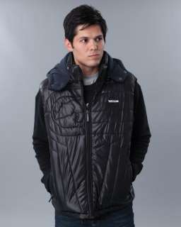 MARC ECKO Mens JUSTIFIED hooded jacket vest XL 2XL NEW  