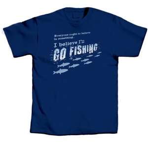  L.A. Imprints 1017M Go Fishing   Medium T Shirt Health 
