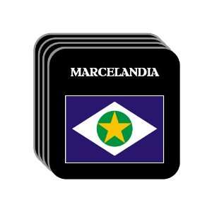 Mato Grosso   MARCELANDIA Set of 4 Mini Mousepad Coasters