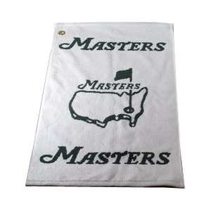  Masters White Golf Towel