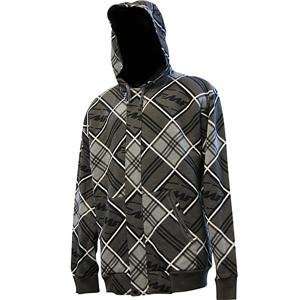  FMF Apparel Intersect Zip Up Hoody   X Large/Charcoal 