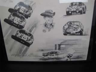 Jack Lane Ford Shelby Racing Prints Numbered Signed  
