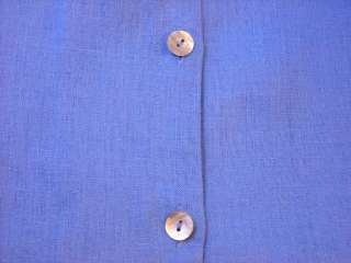 Button Down Shirt Cotton 3X Sky Blue V Neck david n  