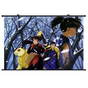  Inuyasha Anime Wall Scroll Poster (35*24) Support 