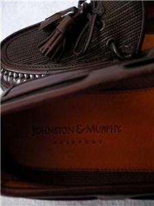   Murphy Italian Dark Brown JAVITS Loafers Shoes w/ Tassel sz 10M  