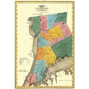 WESTCHESTER COUNTY NEW YORK (NY) LANDOWNER MAP 1829