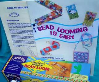 INDIAN BEAD LOOM, PROJECT BOOKS & BEAD SUPPLIES 160 GM  
