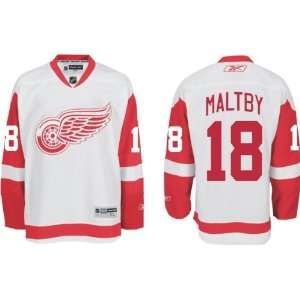  Maltby #18 Detroit Red Wings Reebok Premier ROAD Jersey 