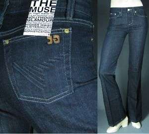 158 NEW JOES JEANS MUSE HIGH WAIST PERRY STRETCH DARK  