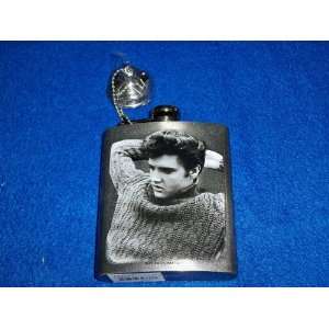  Elvis Presley 7 Oz. Stainless Flask with Funnel 