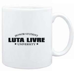  Mug White  Honor Student Luta Livre University  Sports 
