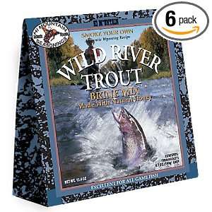 Hi Mountain Jerky Wild River Trout Brine, 13.4 Ounce Boxes (Pack of 6 