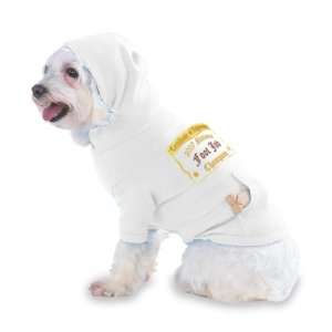  National Foot Job Champion Hooded T Shirt for Dog or Cat X 