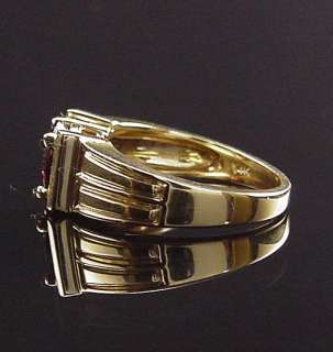 Estate Designer Laura Ramsey Mozambique Garnet Ring  