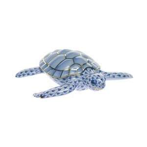  Herend Loggerhead Turtle Blue Fishnet: Home & Kitchen