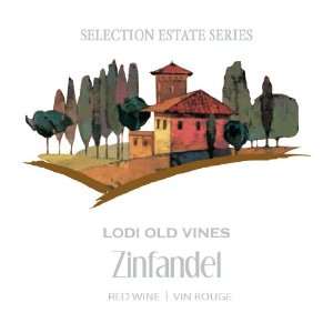  Selection Estate Lodi Old Vines Zinfandel Labels 30/Pack 