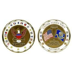  U.S. Navy Retired Challenge Coin 