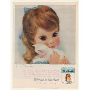   Tissue Softness Little Girl Kitty Print Ad (47651): Home & Kitchen