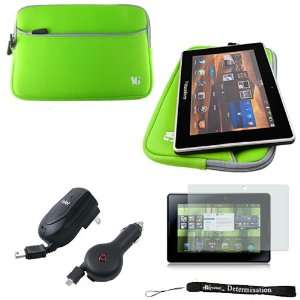  Green Slim Protective Soft Neoprene Cover Carrying Case 