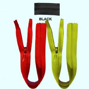  YKK Invisible Zipper 18 Black: Arts, Crafts & Sewing