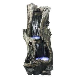  Alpine Tree Fountain With LED Lights Patio, Lawn & Garden