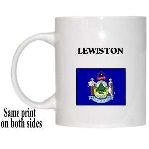  US State Flag   LEWISTON, Maine (ME) Mug 