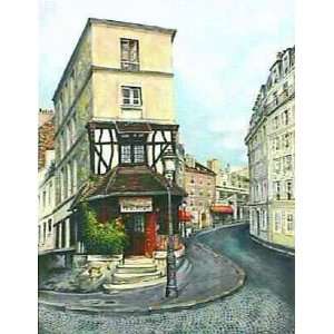  Rue Lepic by Georges Caramadre, 23x30