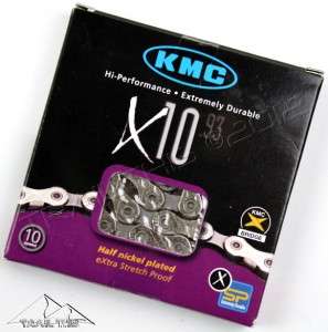 KMC X10.93 10 Speed Stretch Proof Bike Chain SRAM Campagnolo Shimano 