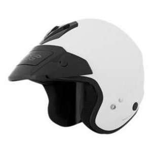  KBC TOURCOM PEARL WHITE XL MOTORCYCLE Open Face Helmet 