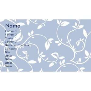  Blue Leaves   Business Business Card Templates: Office 