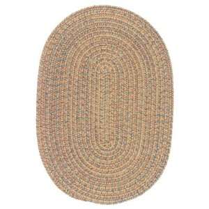 Colonial Mills Adams Braided Area Rug   Taupe, Brown Accents, 5 x 8 ft 