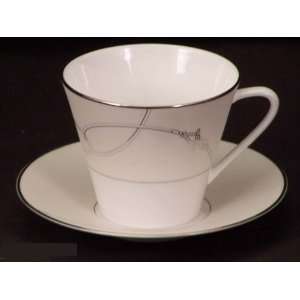 WATERFORD CHINA LAVALIERE CUPS & SAUCERS