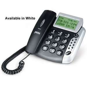  Jwin P531WHT Big Button Telephone   White Electronics