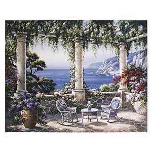  Mediterranean Terrace    Print: Home & Kitchen