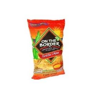 On The Border Cafe Style Tortilla Chips   24 oz.   CASE PACK OF 4