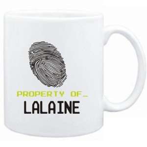 Mug White  Property of _ Lalaine   Fingerprint  Female Names  