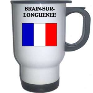  France   BRAIN SUR LONGUENEE White Stainless Steel Mug 