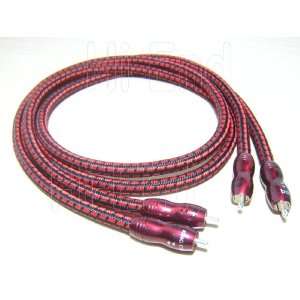  Pair 1m Audioquest King Cobra Cold welded Audio Cable 