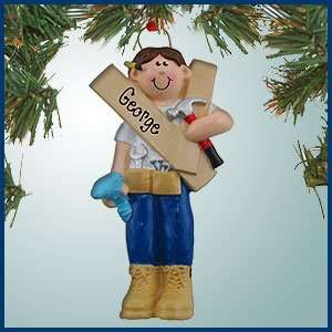  Personalized Christmas Ornaments   Handyman Carrying 