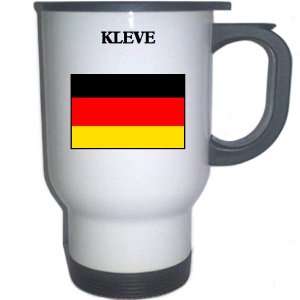  Germany   KLEVE White Stainless Steel Mug Everything 