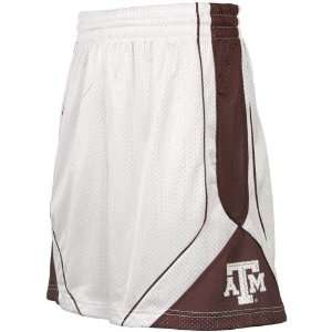  adidas Texas A&M Aggies White Replica Mesh Shorts Sports 