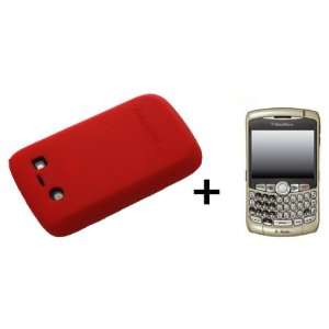  Red Silicone Soft Skin Case Cover for Blackberry Bold 9700 