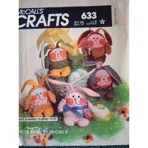   BUNNIES STUFFED TOYS FROM YOURS TRULY   MCCALLS CRAFTS PATTERN 633