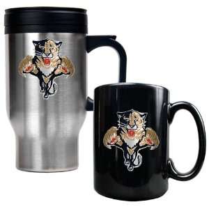  Florida Panthers Nhl Stainless Steel Travel Mug & Black 