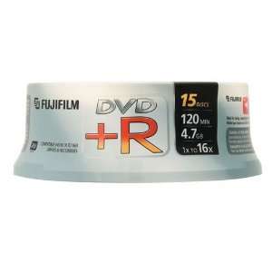  Fuji Dvd+r 15pk total of 90 discs Electronics