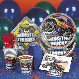   Monster Trucks Basic Party Pack   Tableware & Tableware Sets: Toys