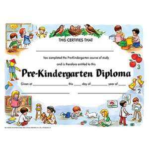   SCHOOL PUBLISHING PRE KINDERGARTEN DIPLOMA 30/PK 