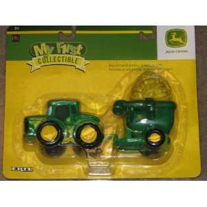  My First Collectible John Deere Tractor with Corn: Toys 