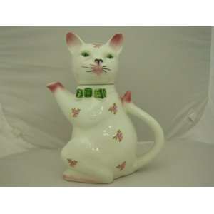 Cat Tea Pot. Tony Wood Studio, England 