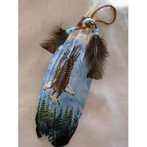 Native American Style Painted Feathers  Eagle:  Kitchen 